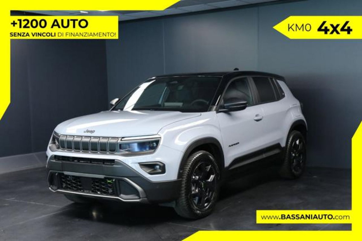 Jeep Avenger 1.2 turbo e-hybrid mhev Overland 4xe 145cv edct6