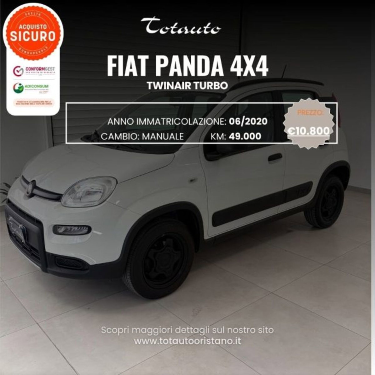 Fiat Panda 0.9 TwinAir Turbo S&S 4x4
