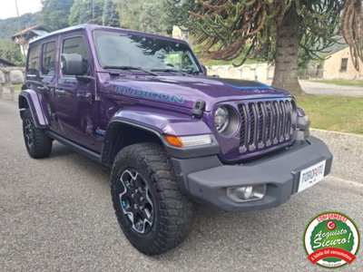 Jeep Wrangler Unlimited 2.0 PHEV ATX 4xe Rubicon usato