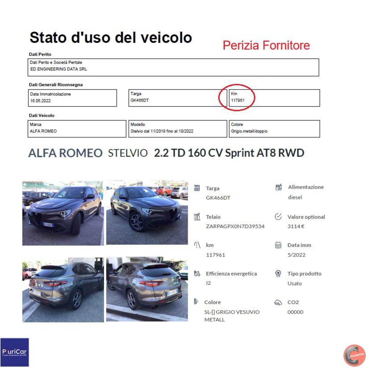 Alfa Romeo Stelvio Stelvio 2.2 Turbodiesel 160 CV AT8 RWD Sprint (12)