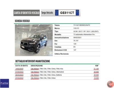 Volvo XC40 T3 Geartronic Momentum Pro (13)