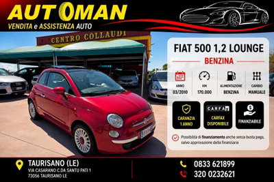 Fiat 500 1.2 Lounge usata
