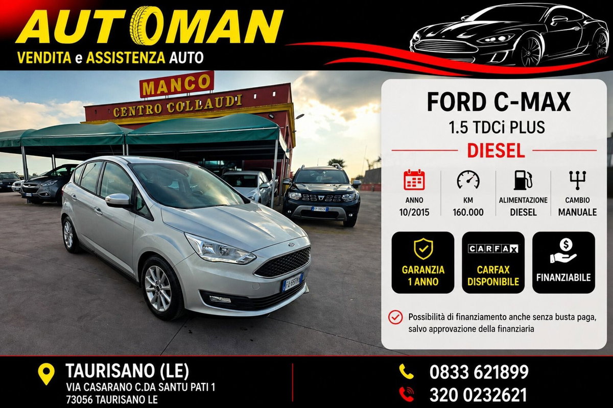 Ford C-Max 1.5 TDCi 120CV Powershift Start&Stop Titanium