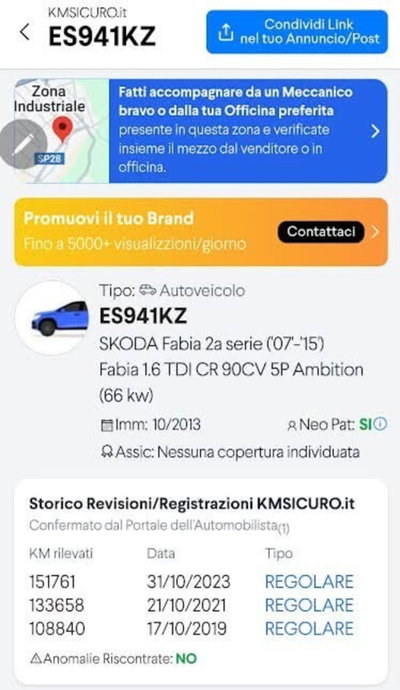 Skoda Fabia 1.6 TDI CR 90CV 5p. Ambition (2)