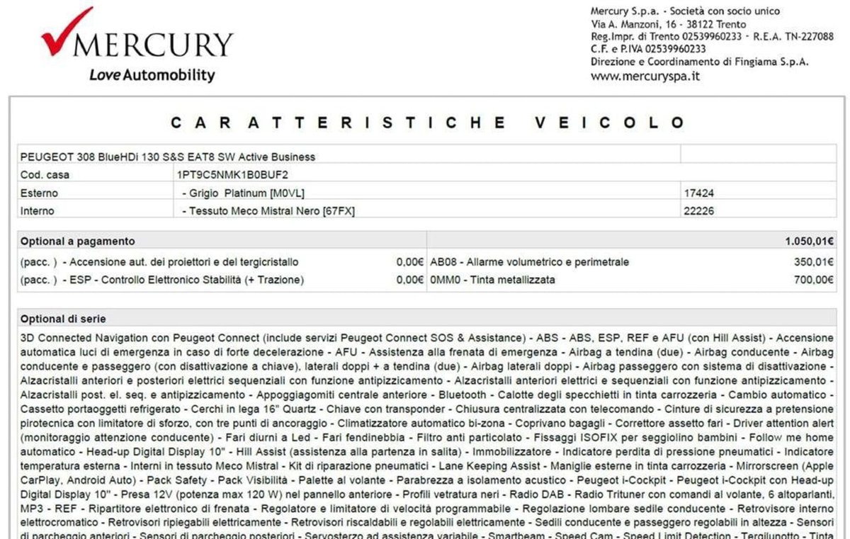 Peugeot 308 SW BlueHDi 130 S&S EAT8 Active Business (8)
