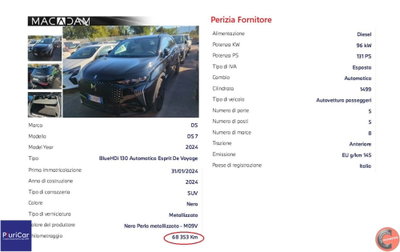 Ds DS 7 1.5 bluehdi Esprit de Voyage 130cv auto (14)