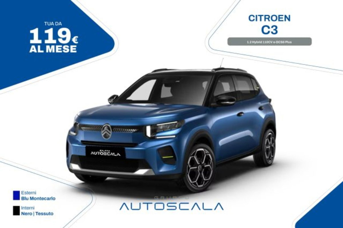 Citroen C3 1.2 hybrid You Pack Plus 100cv e-dct