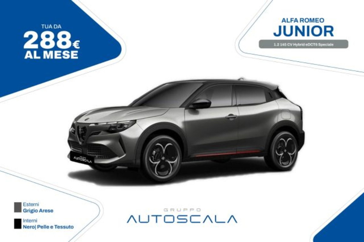 Alfa Romeo Junior 1.2 ibrida Sport Speciale 145cv edct6