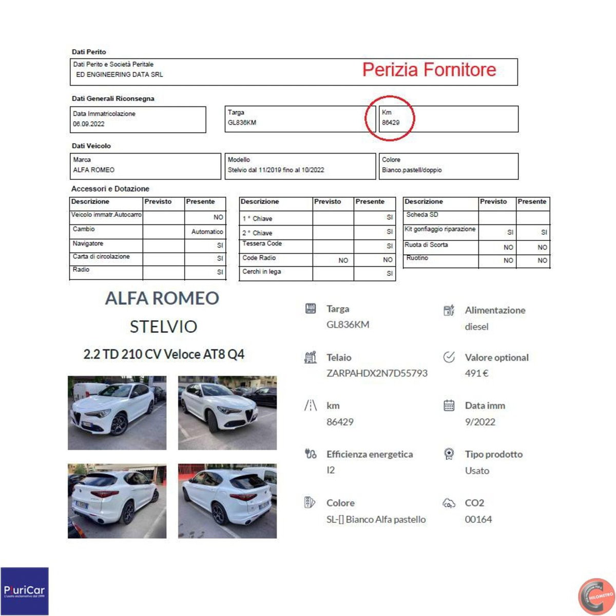 Alfa Romeo Stelvio Stelvio 2.2 Turbodiesel 210 CV AT8 Q4 Veloce (14)