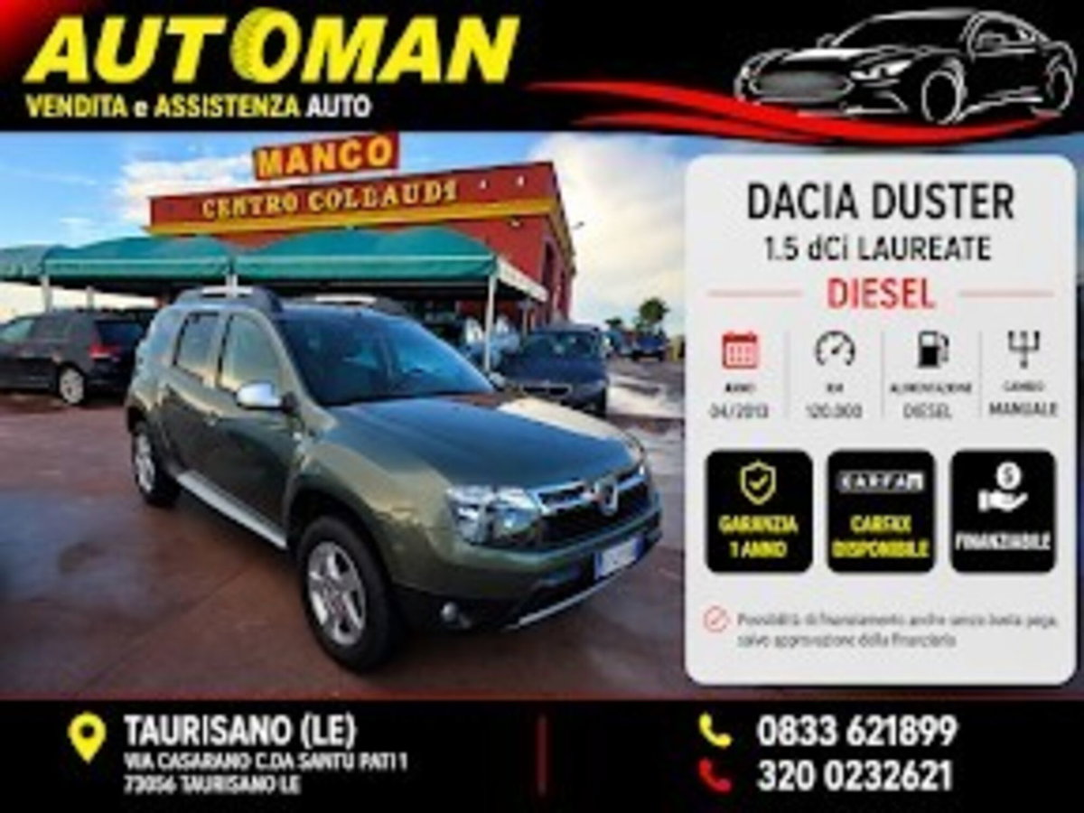 Dacia Duster 1.5 dCi 110CV 4x4 Lauréate N1