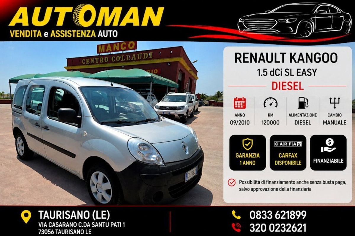 Renault Kangoo 1.5 dCi 85CV 5 porte Easy