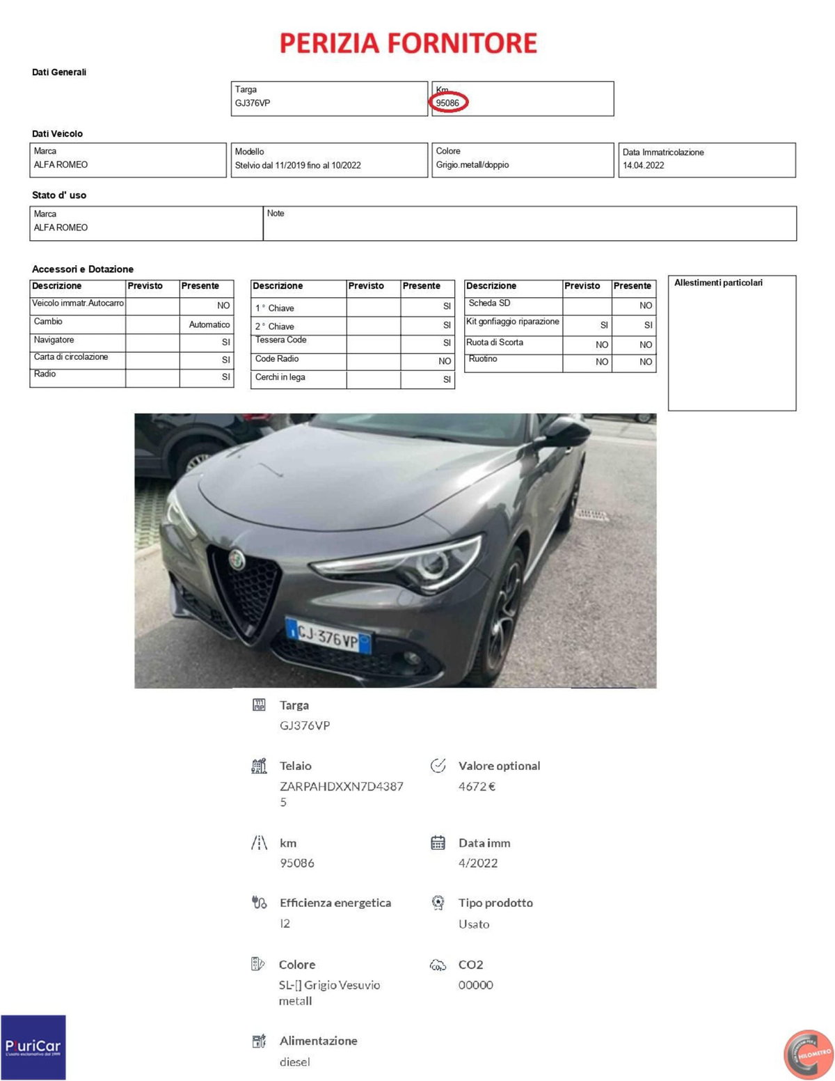 Alfa Romeo Stelvio Stelvio 2.2 Turbodiesel 210 CV AT8 Q4 Veloce Tì (8)