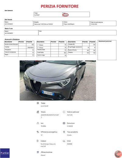 Alfa Romeo Stelvio Stelvio 2.2 Turbodiesel 210 CV AT8 Q4 Veloce Tì (8)