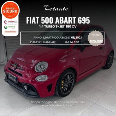 Abarth 695 695 1.4 Turbo T-Jet 180 CV Esseesse usata