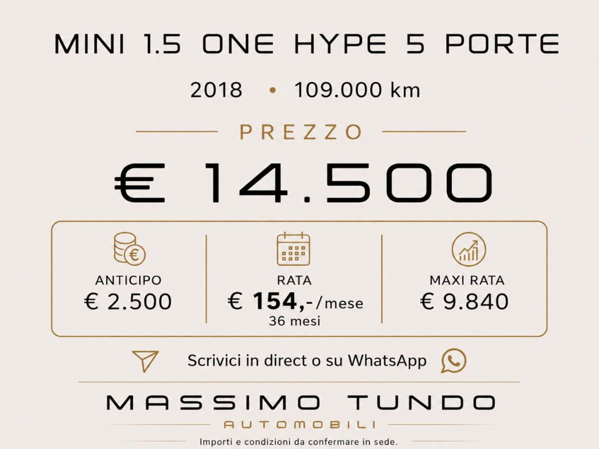 MINI Mini 1.5 One D Business 5 porte (7)