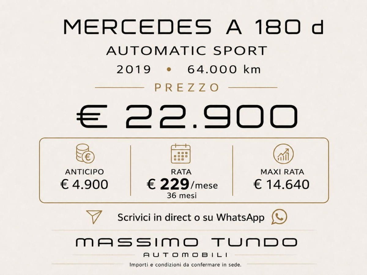 Mercedes-Benz Classe A 180 d Automatic Sport (11)