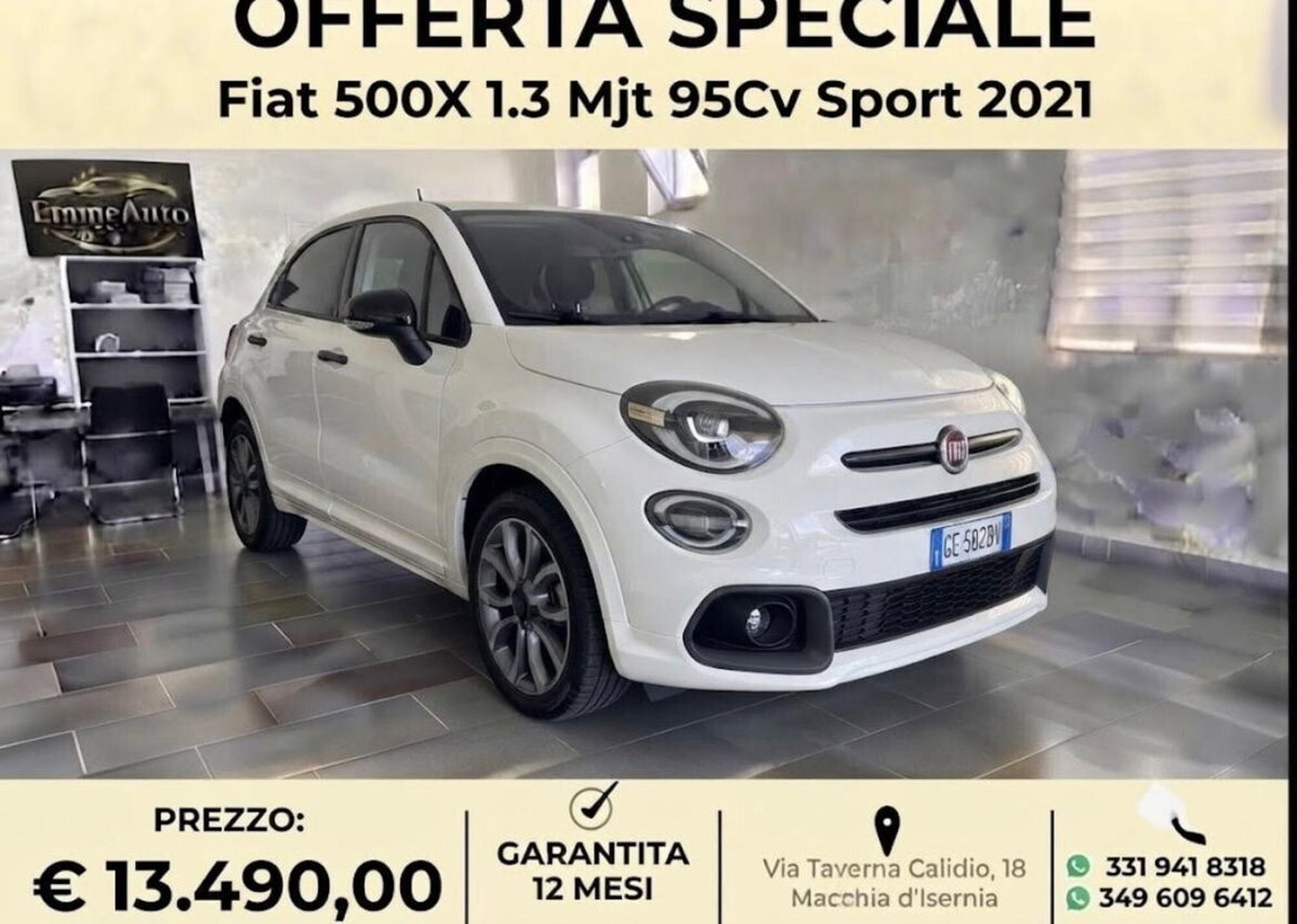 Fiat 500X 1.3 MultiJet 95 CV Sport Dolcevita