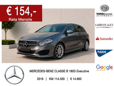 Mercedes-Benz Classe B 180 d Executive usata