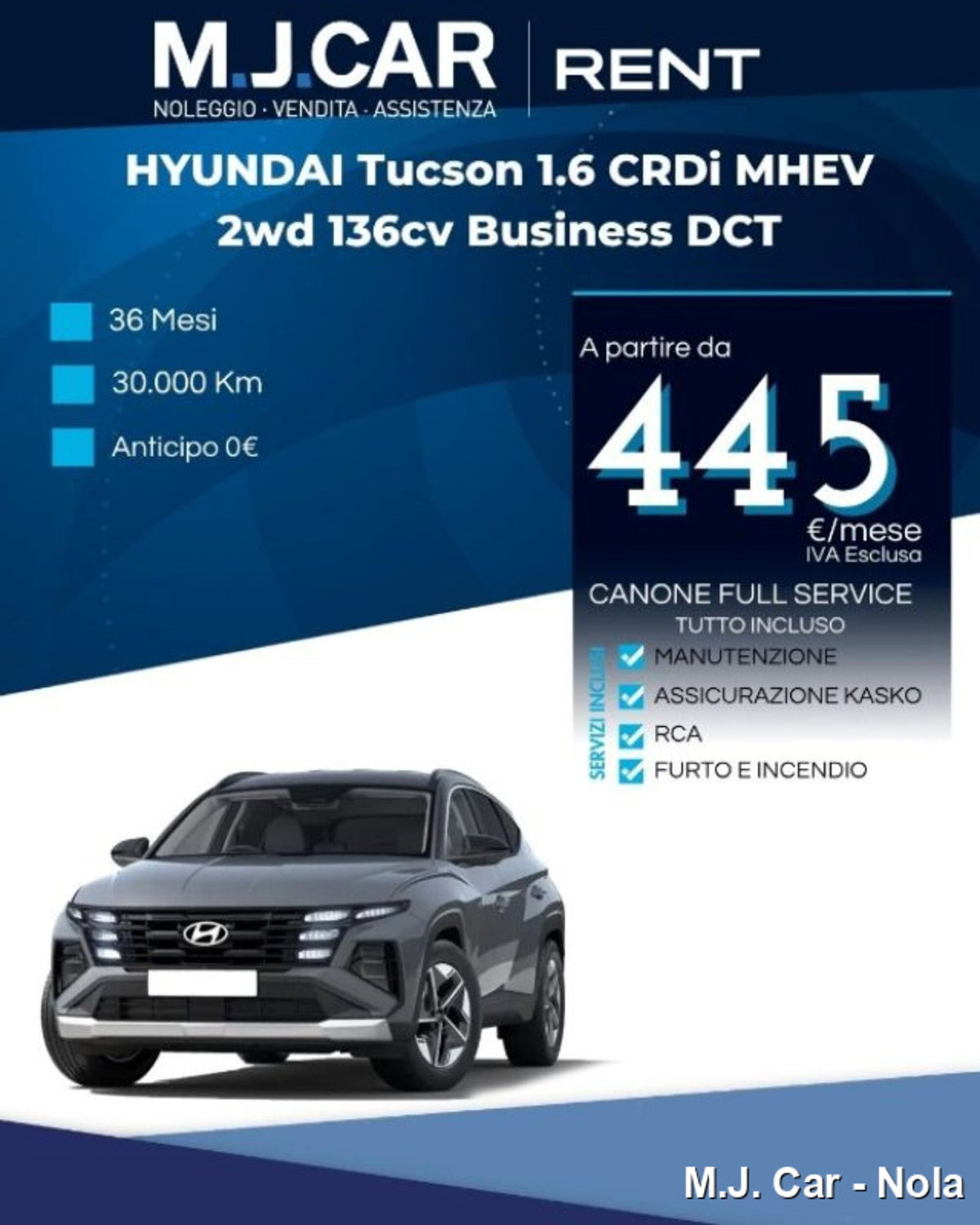 Hyundai Tucson 1.6 crdi 48V Business 2wd dct