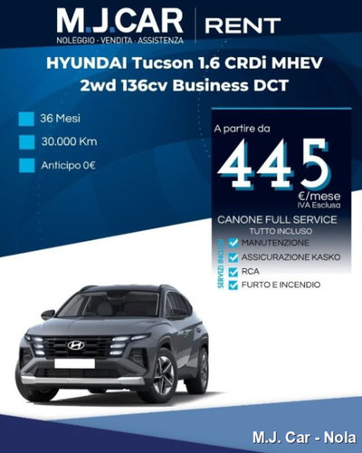 Hyundai Tucson 1.6 crdi 48V Business 2wd dct nuova