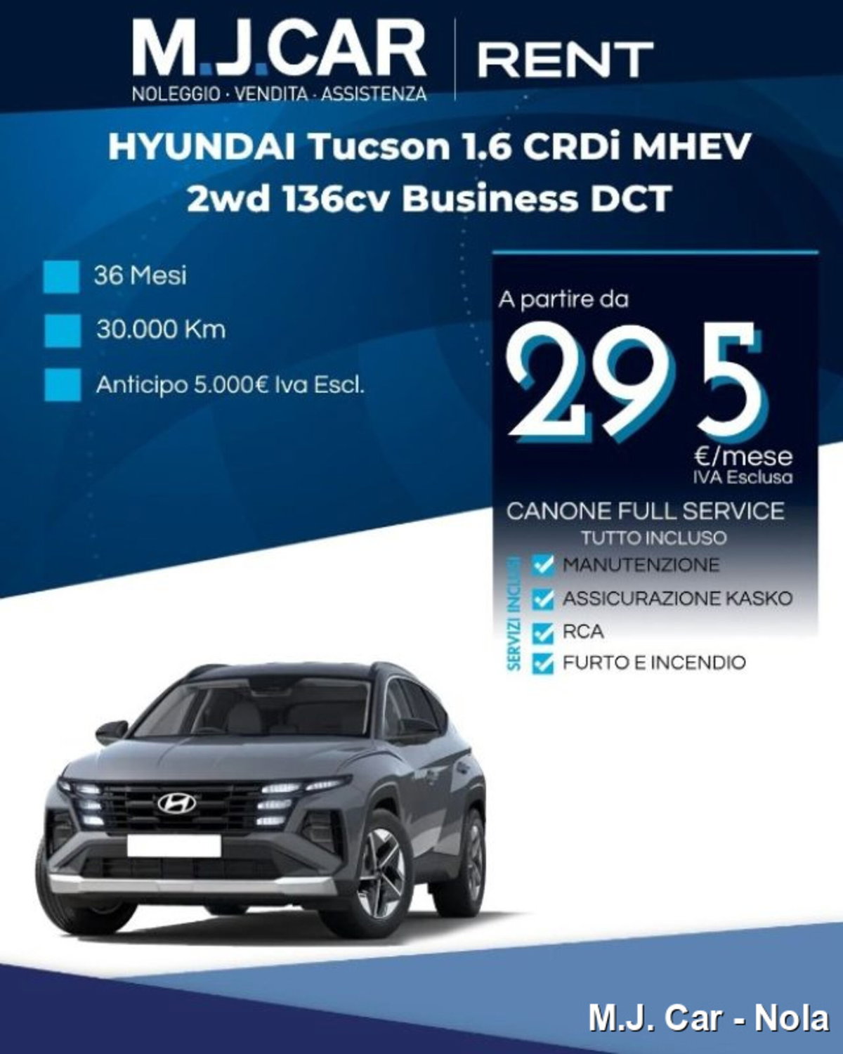 Hyundai Tucson 1.6 crdi 48V Business 2wd dct