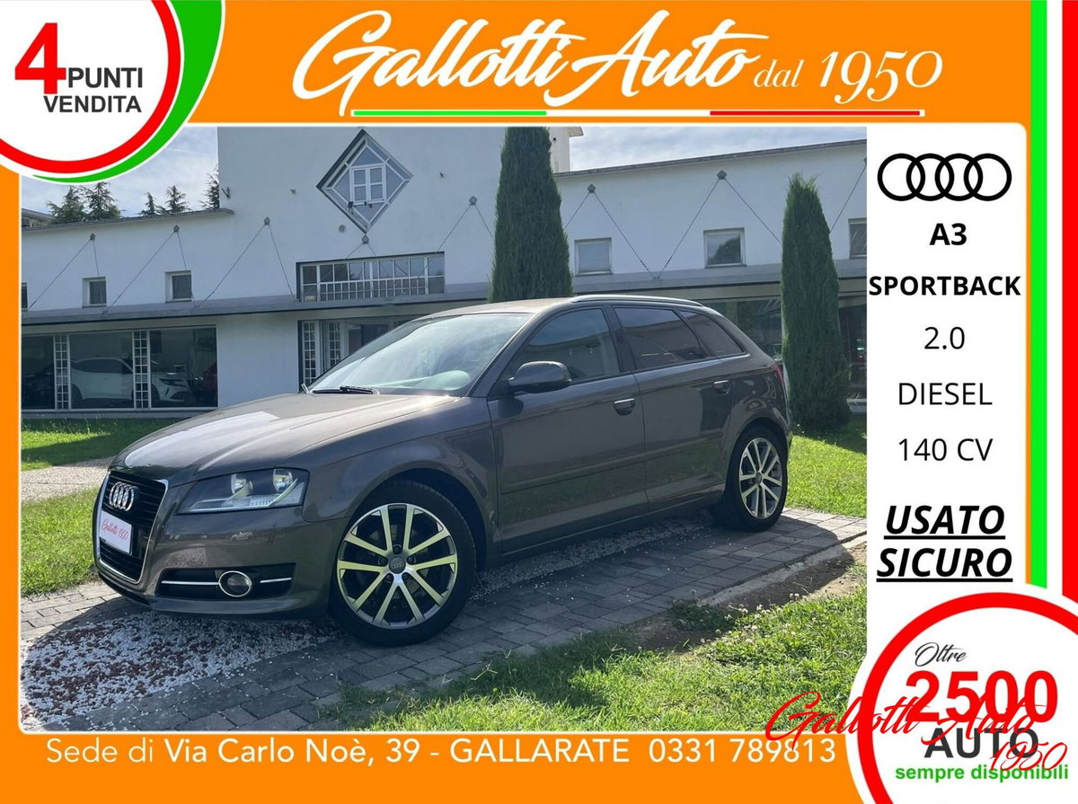 Audi A3 Sportback 2.0 TDI F.AP. Ambition
