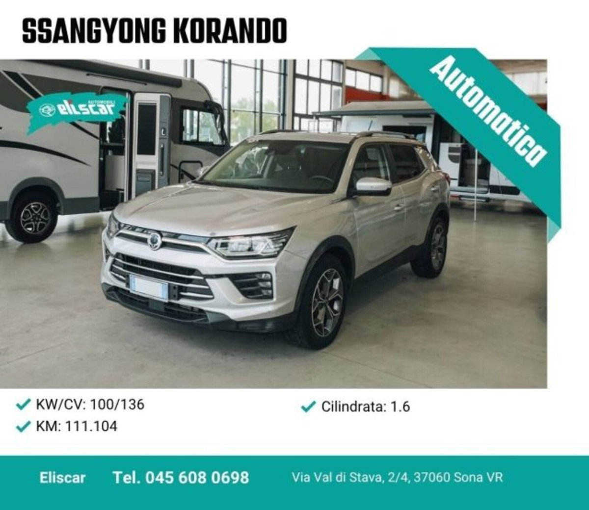 Ssangyong Korando 1.6 Diesel AWD aut. Dream