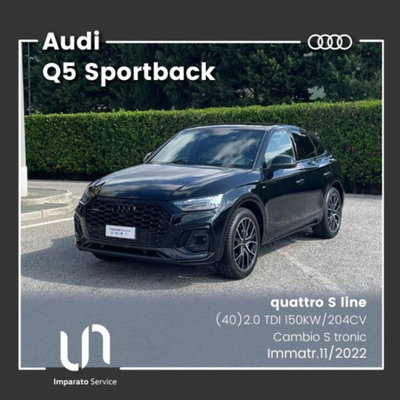 Audi Q5 Sportback 2.0 tdi mhev+ S line quattro 204cv s-tronic usata