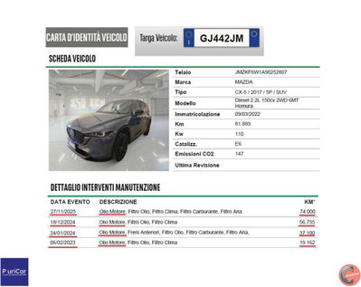 Mazda CX-5 2.2 Homura Comfort 2wd 150cv auto (14)