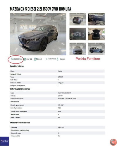 Mazda CX-5 2.2 Homura Comfort 2wd 150cv auto (15)