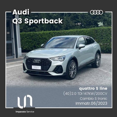 Audi Q3 Sportback 40 TDI quattro S tronic S line edition usata