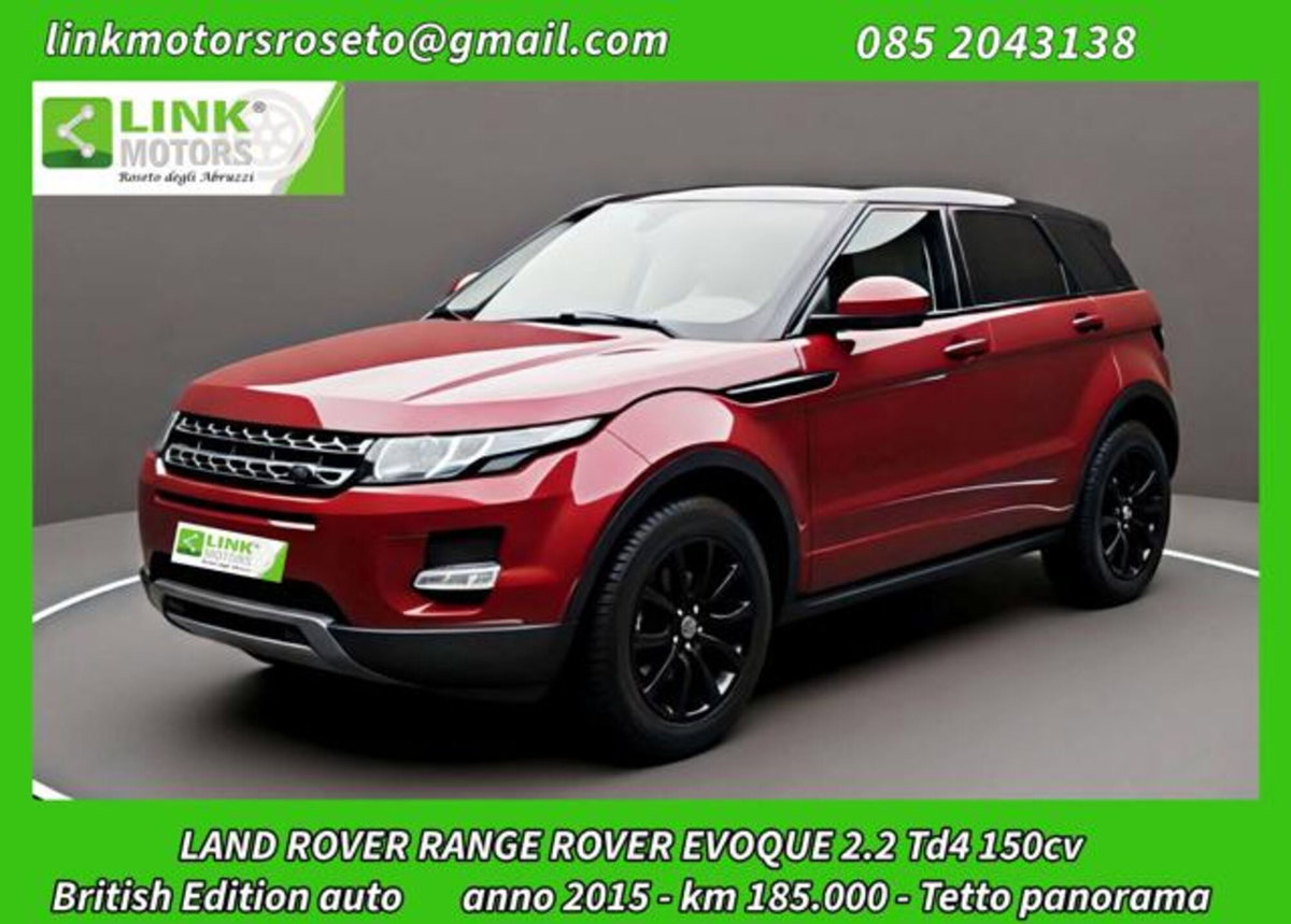 Land Rover Range Rover Evoque 2.2 TD4 5p. British Edition Dynamic