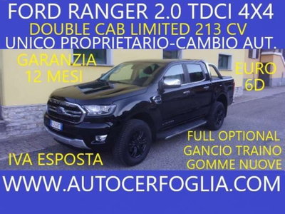 Ford Ranger Pick-up Ranger 2.0 TDCi 213CV DC Limited 5 posti usato