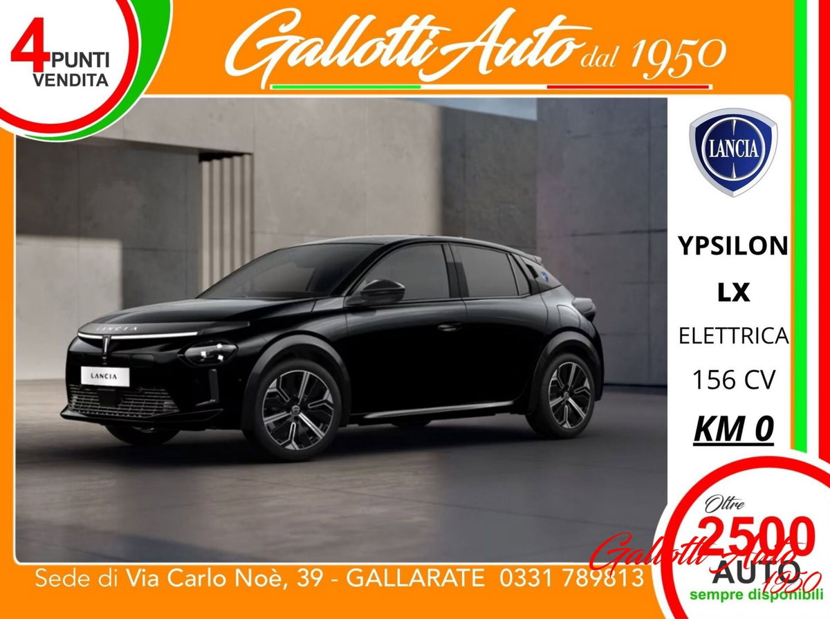 Lancia Ypsilon 54kWh LX 156cv