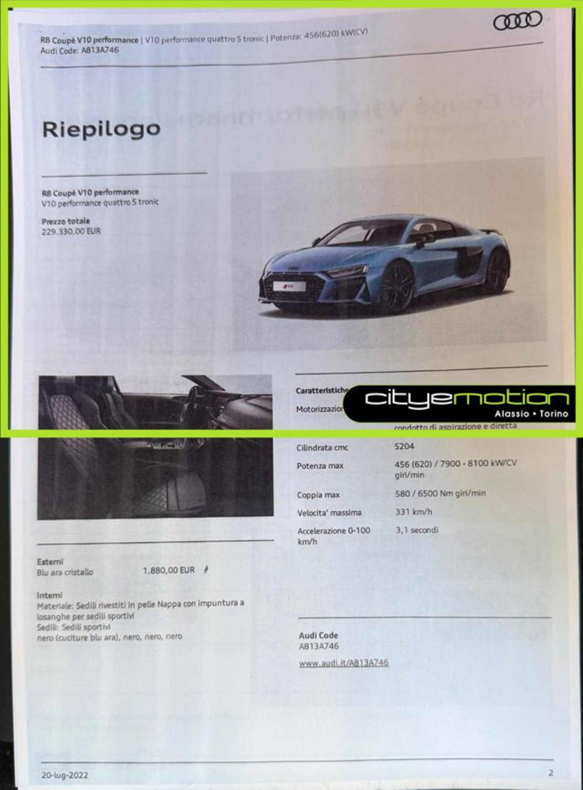 Audi R8 Coupé Coupe 5.2 V10 Performance quattro 620cv s tronic (11)