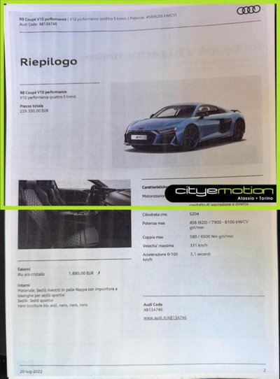 Audi R8 Coupé Coupe 5.2 V10 Performance quattro 620cv s tronic (11)