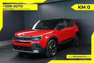 Jeep Avenger 1.2 turbo e-hybrid mhev Summit fwd 110cv edct6 nuova