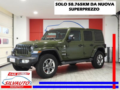 Jeep Wrangler Unlimited 2.0 Turbo Sahara usata
