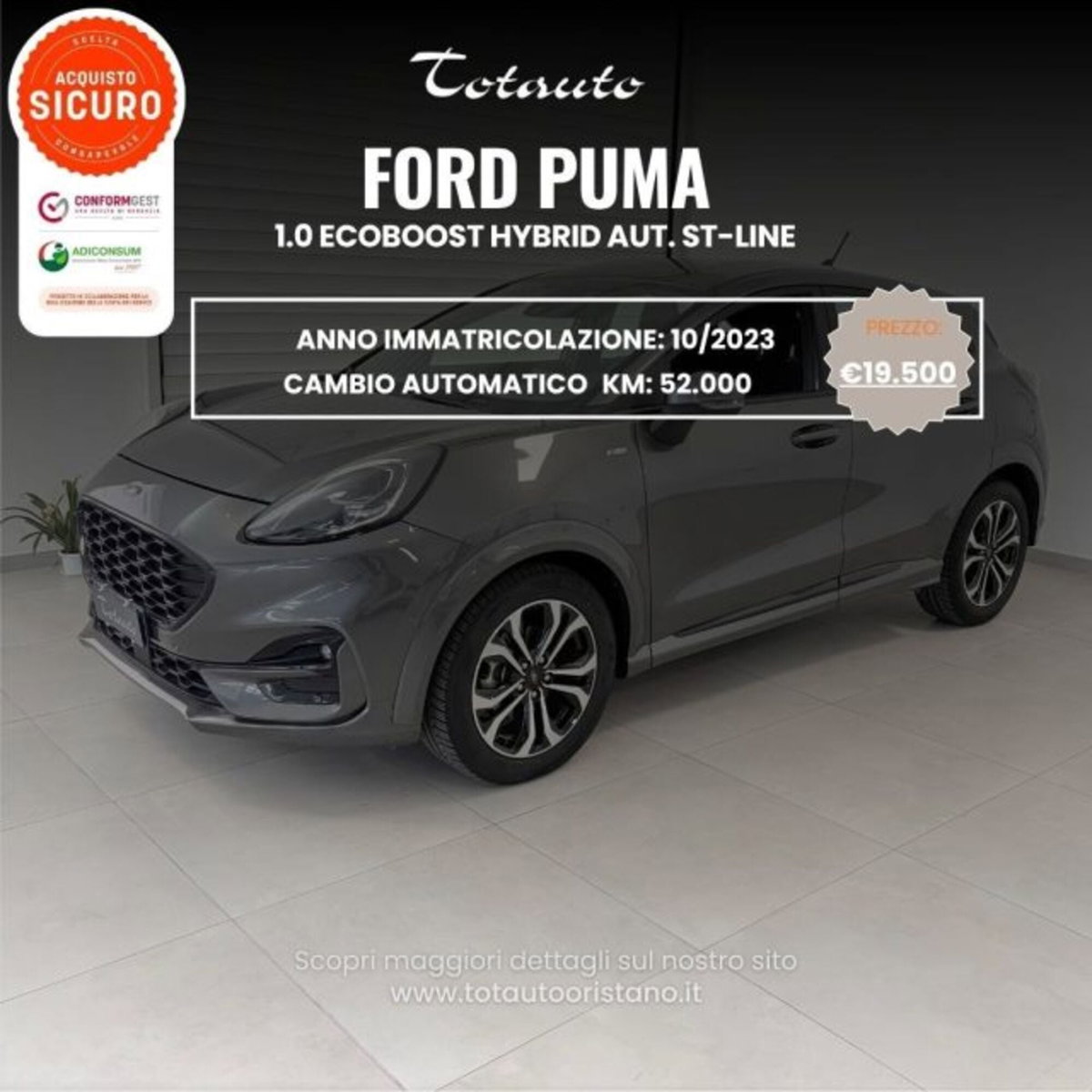 Ford Puma 1.0 EcoBoost Hybrid 125 CV S&S aut. ST-Line Design