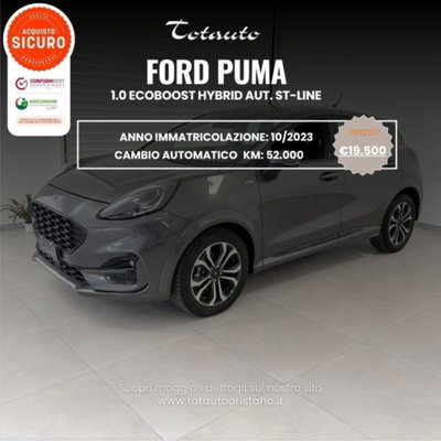 Ford Puma 1.0 EcoBoost Hybrid 125 CV S&S aut. ST-Line Design usata