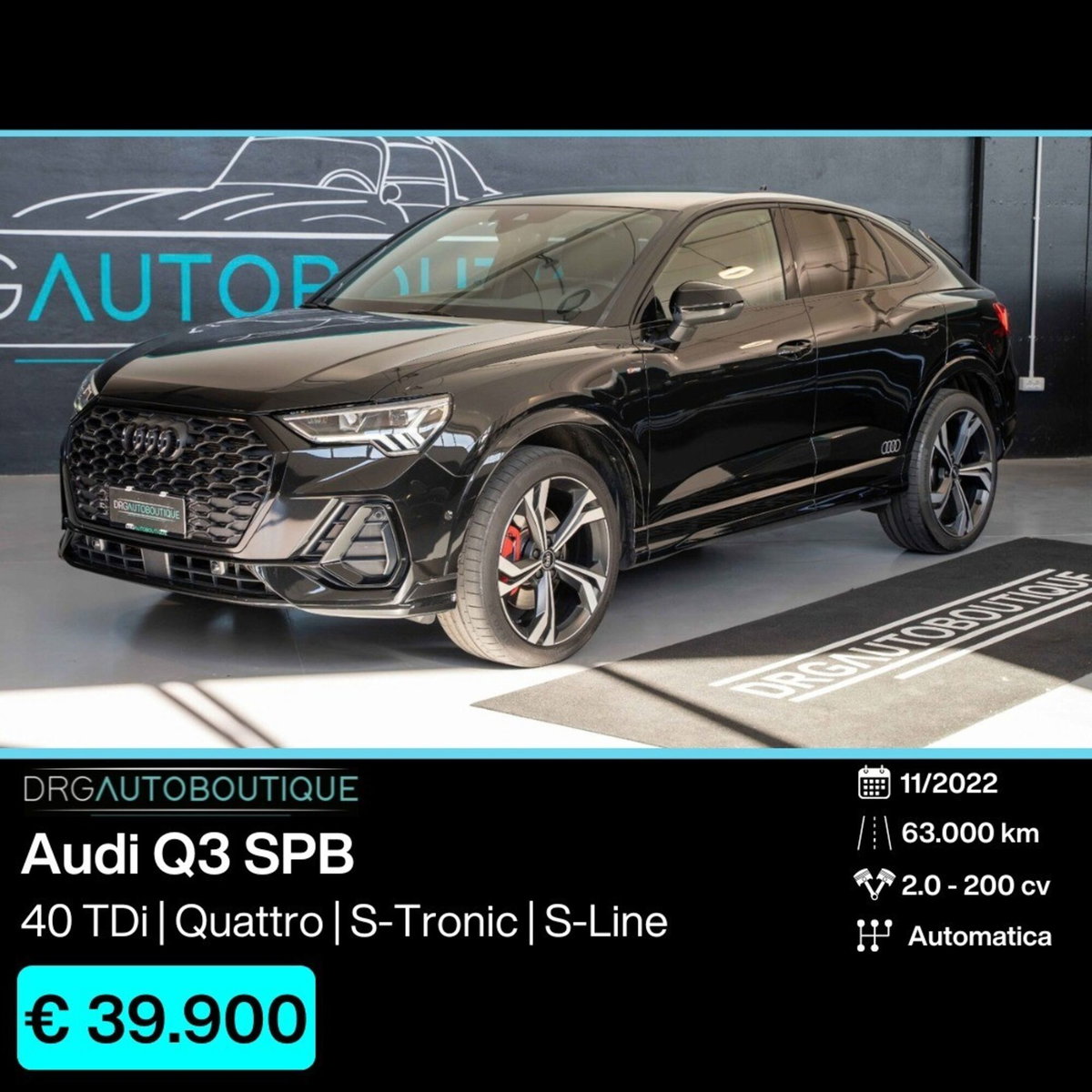 Audi Q3 Sportback 40 TDI quattro S tronic S line edition