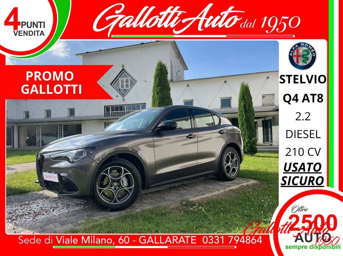 Alfa Romeo Stelvio Stelvio 2.2 Turbodiesel 210 CV AT8 Q4 Estrema