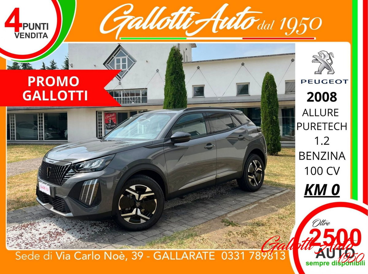 Peugeot 2008 1.2 turbo Allure 100cv