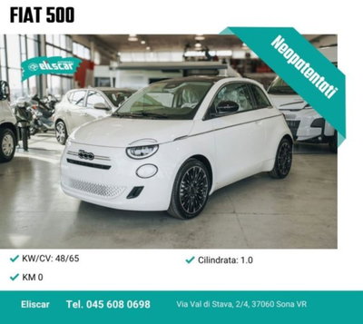 Fiat 500 1.0 hybrid La Prima nuova