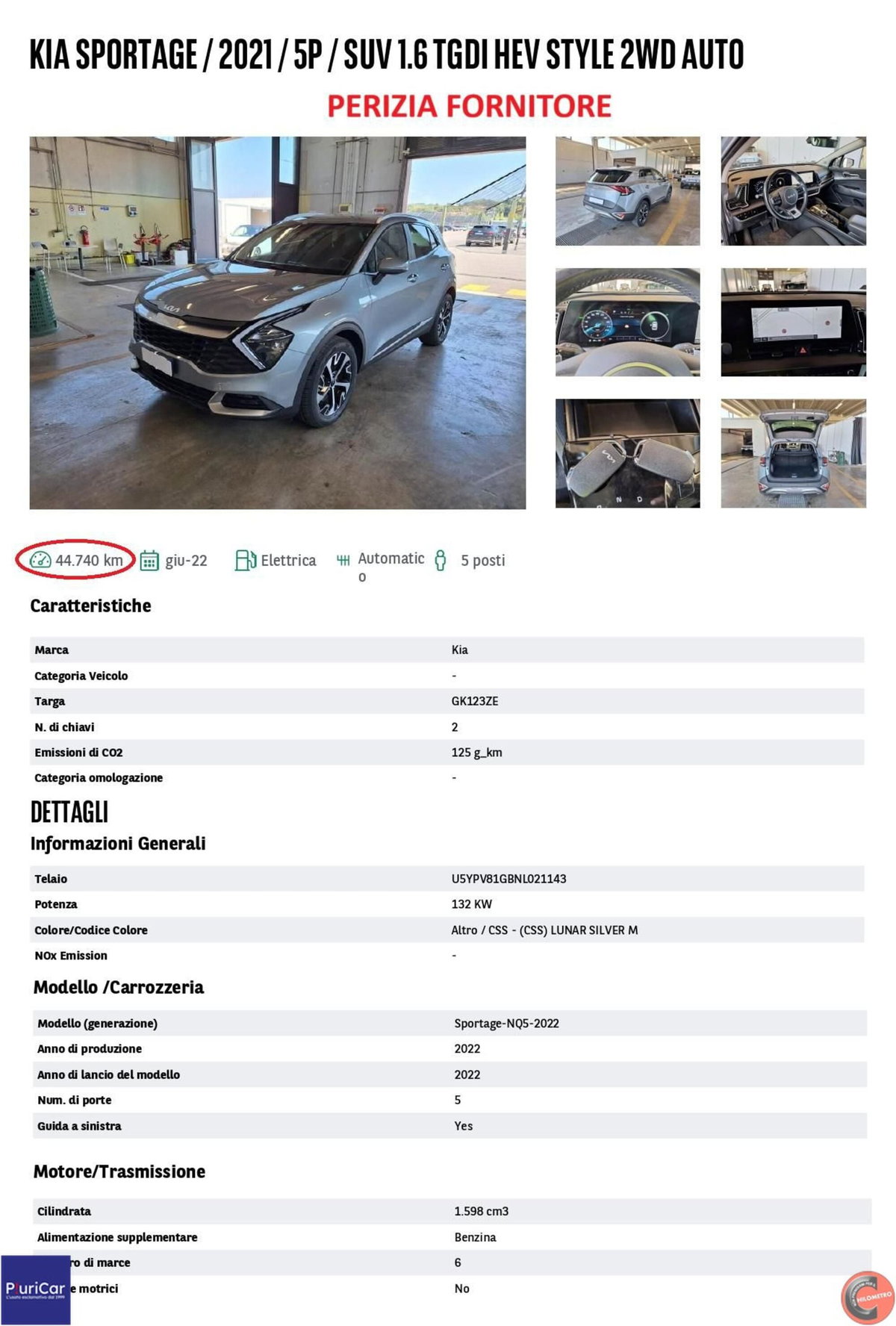 Kia Sportage 1.6 TGDi HEV AT Style (14)