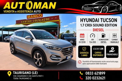 Hyundai Tucson 1.7 CRDi Sound Edition usata