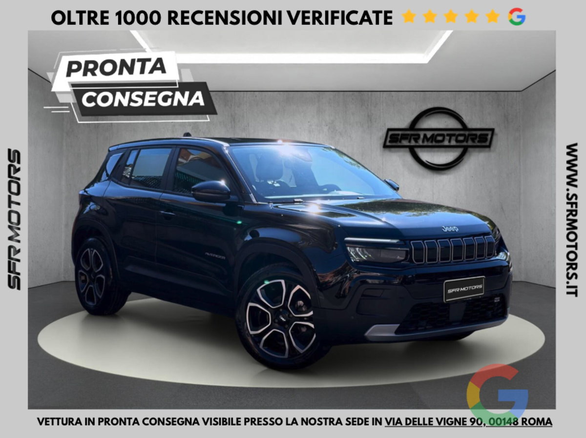 Jeep Avenger 1.2 turbo Summit fwd 100cv