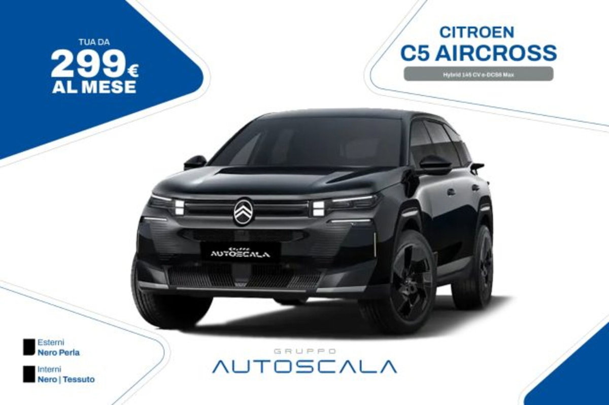 Citroen C5 Aircross 1.2 hybrid Max 136cv e-dcs6