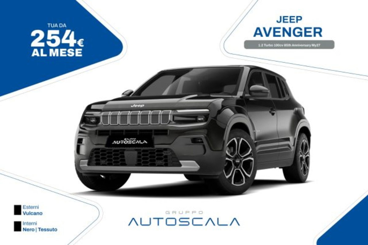 Jeep Avenger 1.2 turbo 85th Anniversary fwd 100cv