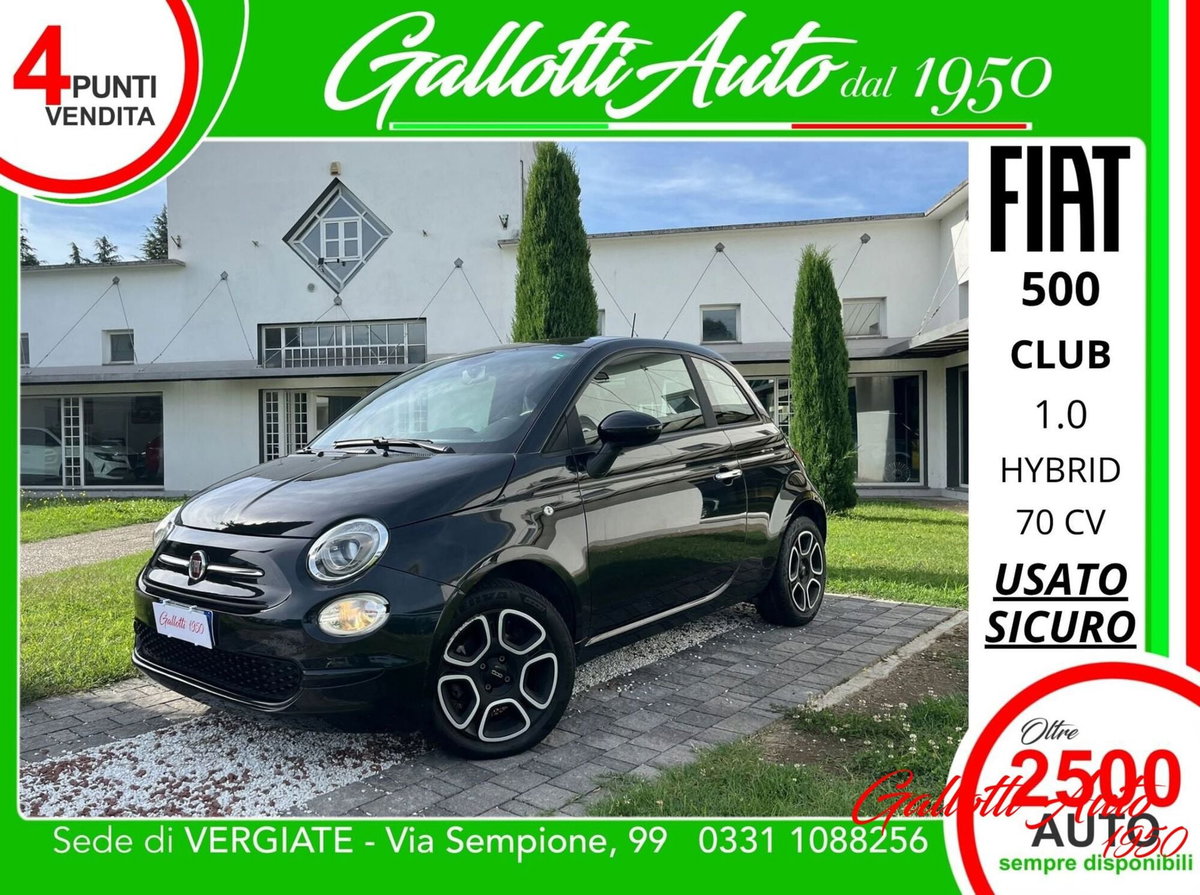 Fiat 500 1.0 Hybrid Club